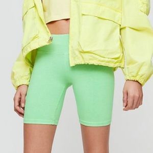 NWT ZARA BIKER SHORTS